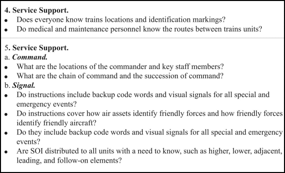 Figure E-3. Fratricide prevention checklist (continued)
