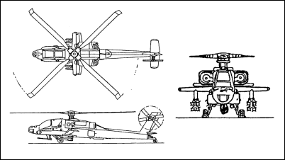 Figure B-4. AH 64A (Apache).