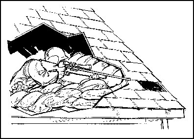 Figure 6-15. Sniper position (cut away).