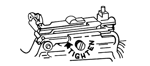 Figure 3-25. Installing the quadrant sight assembly.