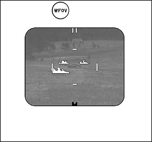 Figure E-29. Counteracting man-made clutter Step 1-adjust brightness.