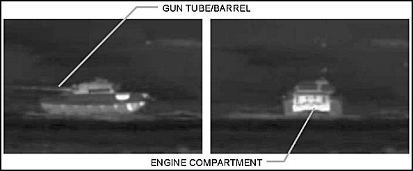 Figure E-51. Engine compartment and gun tube/barrel.