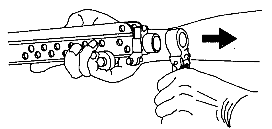 Figure 1-18. Removal of the bipod group.