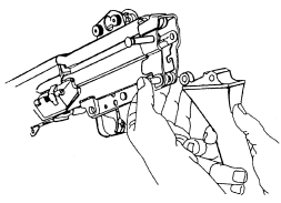 Figure 1-27. Replacement of the buttstock and buffer assembly group.