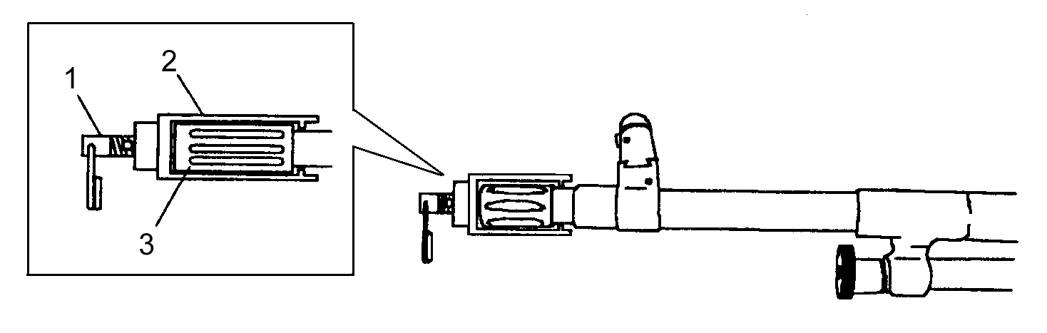 Figure 3-8. Remove the blank firing attachment.