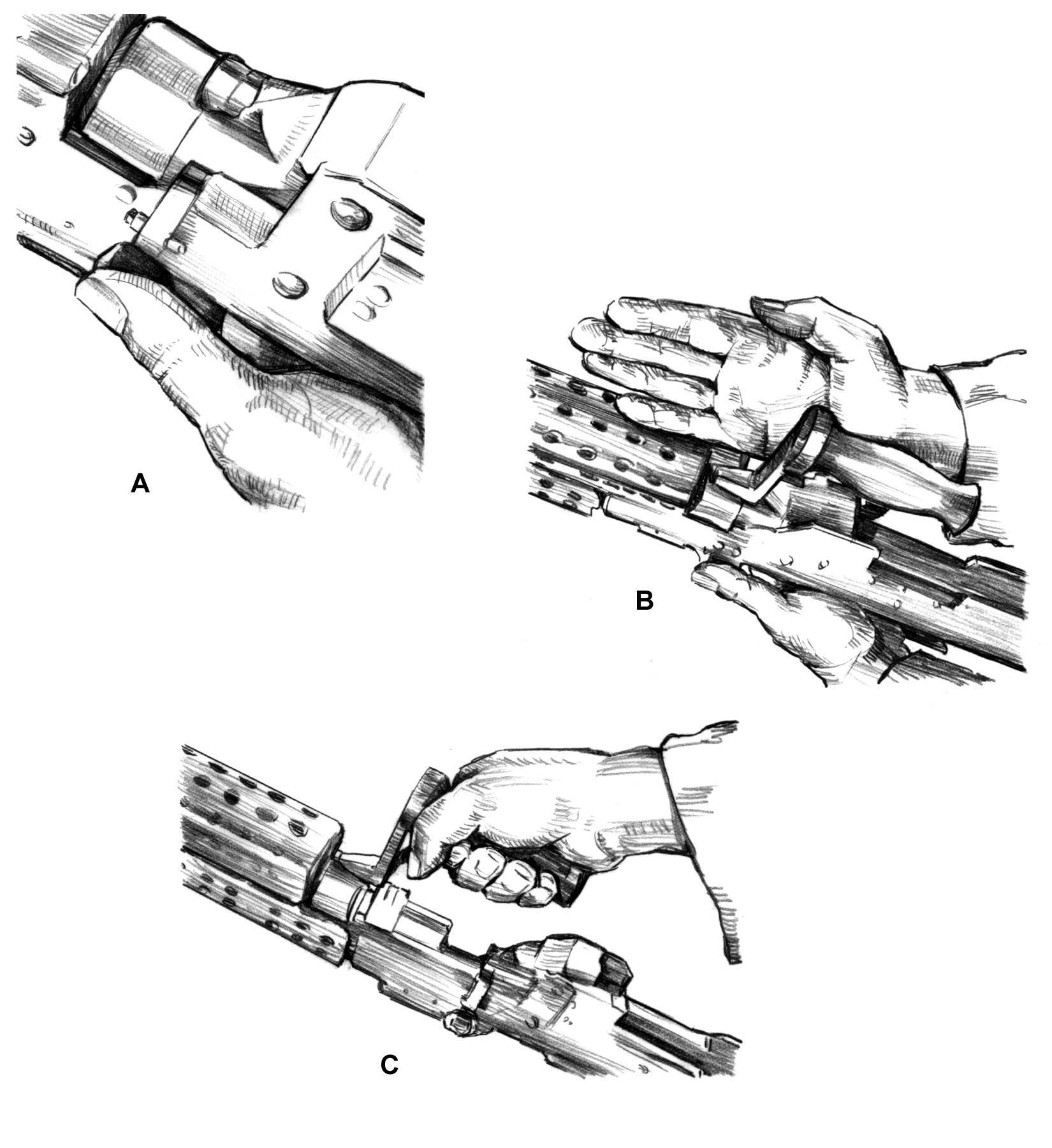 Figure 3-18. Removal of barrel.
