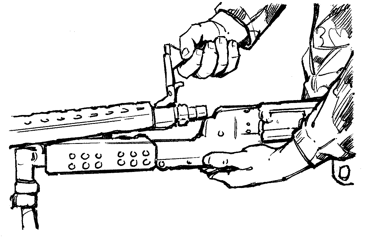 Figure 3-24. Replacement of the barrel assembly.