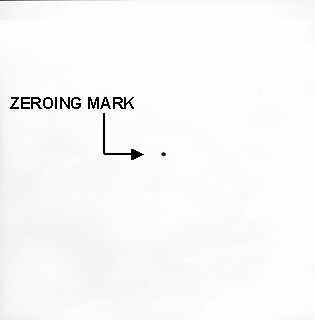 Figure G-1. Example of a zeroing mark.