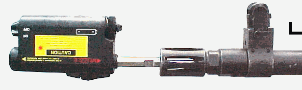 Figure G-2. Bore light in the START-POINT position.