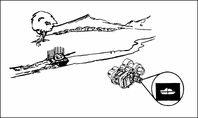 Figure 1-6.   Nightsight's infrared (heat) capability.
