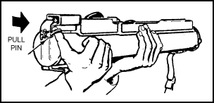 Figure 2-15. Removing the pull pin.