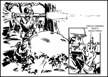 Figure 3-17. Firing the launcher.