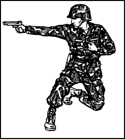 Figure 2-24. Traversing to the new right side, kneeling.