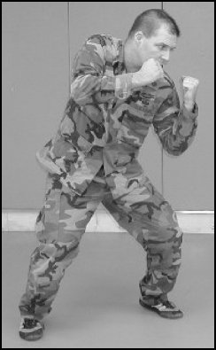 Figure 6-4. Lead hand uppercut, step 1.
