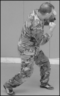 Figure 6-6. Trail hand uppercut, step 1.