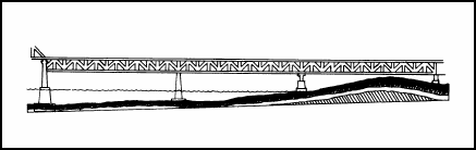 Figure 3-30. Constant-Section Continuous-Truss Bridge