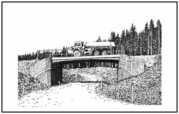 Figure 3-33. Typical Reinforced Concrete Slab Bridge