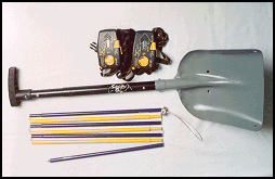 Figure 3-29. Avalanche rescue equipment.