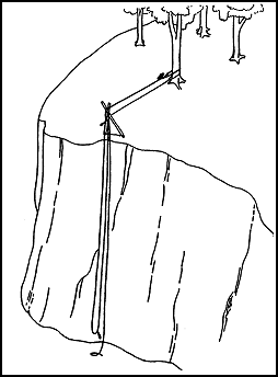 Figure 7-24. Vertical hauling line.