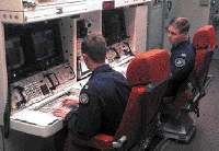 Photo of Two U.S. Air Force officers. caption follows