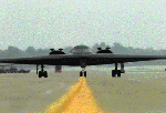 Photo of the B-2 Spirit. caption follows