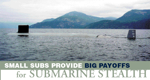 Small Subs Provide Big Payoffs for Submarine Stealth