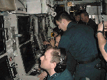 The sonar team of USS San Juan (SSN-751) takes A-RCI