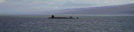 Photo of the Navy Deep Submergence Rescue Vehicle. Caption follows. 
