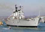 HMS Ark Royal leaves Portsmouth to lead Britains maritime taskforce