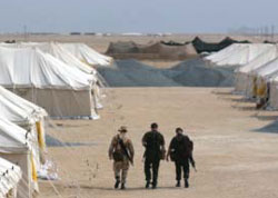 A British military camp in Kuwait