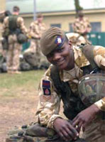Soliders from the 1st Battalion Irish Guards deployed to the Gulf
