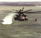 US CH-53 helicopters, with a new towed influence sweep