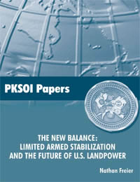 The New Balance: Limited Armed Stabilization and the Future of U.S. Landpower - Cover
