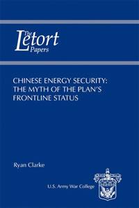 Chinese Energy Security: The Myth of the PLAN's Frontline Status - Cover