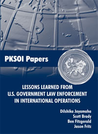 Lessons Learned from U.S. Government Law Enforcement in International Operations - Cover