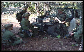 Photo of command post