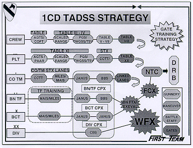 Depiction of 1CD TADSS strategy