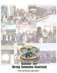 CALL Newsletter No. 04-13: Operation Iraqi Freedom (OIF) CAAT II Initial Impressions Back Cover