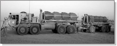 The 'Camel Rack' Non-Standard Water Delivery System.