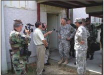 Photo of public affairs interview in Mississippi