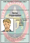 Sample of accredited media credentials