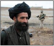 Graphic showing Soldier and local resident