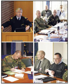 Graphic showing Lieutenant General Korte hosting JWC DJSE Seminar