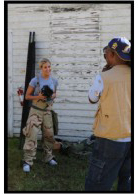 Graphic showing Embedded press during the September 2009 MRX rehearsal at Ft. Stewart, GA