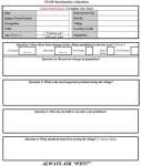 Graphic showing diagram of TACPF questionnaire card