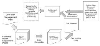 Graphic showing diagram of collection management plan