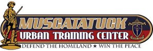 Graphic showing Muscatatuck Urban Training Center logo