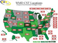 Graphic showing map of WMD-CST locations