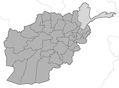Map of Badakhshan Province
