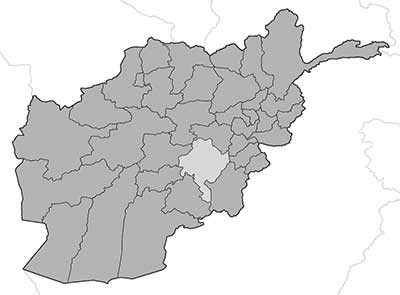 Map of Ghazni Province